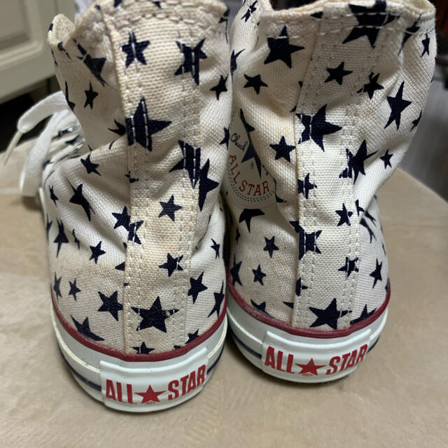 CONVERSE(コンバース)のCONVERSE 24.5  星柄 ローカット＆ハイカット 2足セット☆ レディースの靴/シューズ(スニーカー)の商品写真