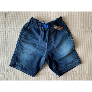 デニムダンガリー(DENIM DUNGAREE)のデニム ダンガリー 120 ニットデニムショートパンツ(パンツ/スパッツ)