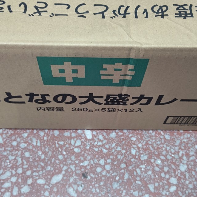 おとなの大盛カレー中辛60個セット。たっぷり250㌘