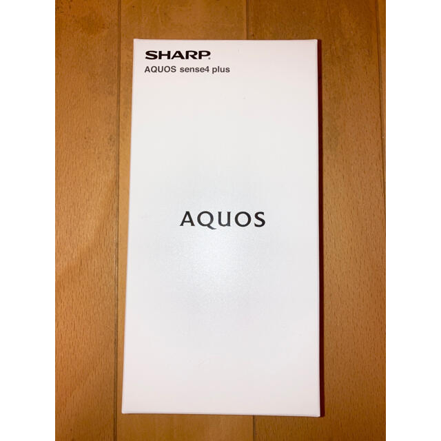 AQUOS(アクオス)の【新品】SHARP AQUOS sense4 plus SH-M16 パープル スマホ/家電/カメラのスマートフォン/携帯電話(スマートフォン本体)の商品写真