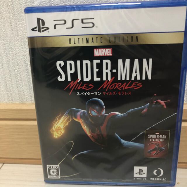 MARVEL(マーベル)のps5 スパイダーマン エンタメ/ホビーのゲームソフト/ゲーム機本体(家庭用ゲームソフト)の商品写真