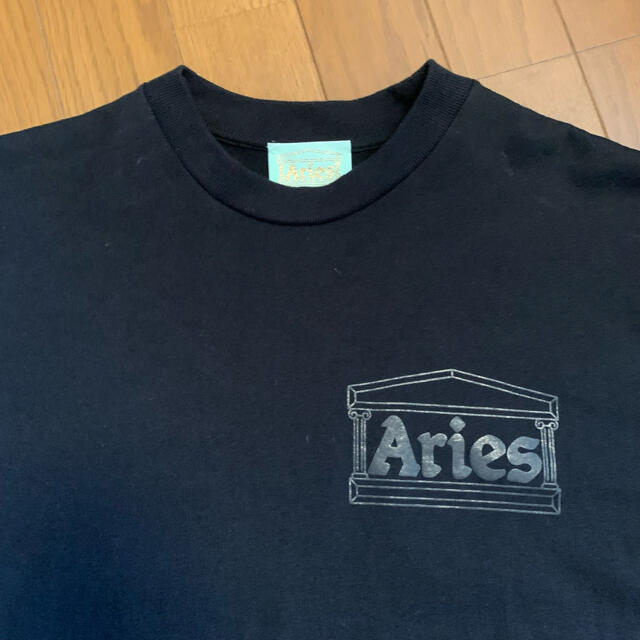 美品 23ss Aries アリーズ ロゴ Tシャツ