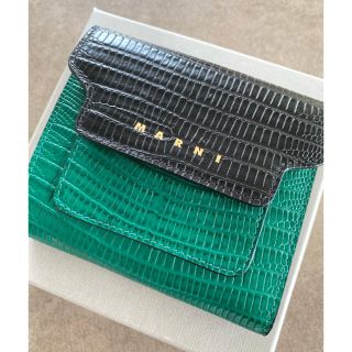 マルニ(Marni)の新品未使用　MARNI マルニ　レア　クロコ　ミニ財布　お財布　コンパクト財布(財布)