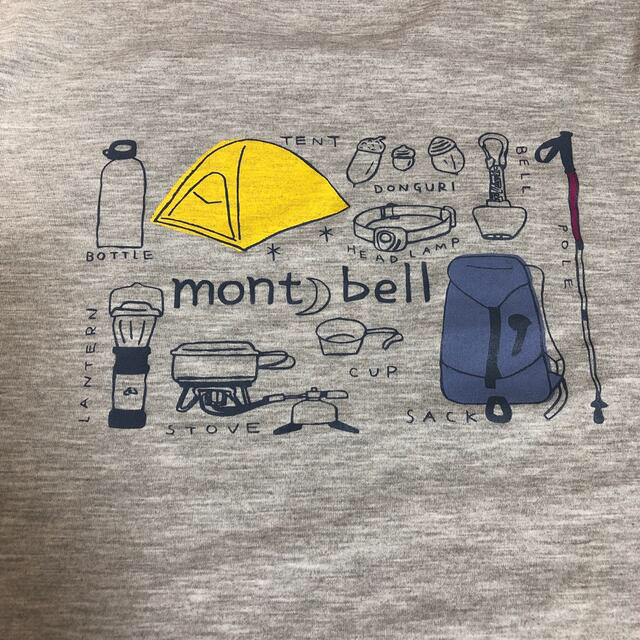 mont bell(モンベル)のmont-bell  半袖　Tシャツ　山の道具 レディースのトップス(Tシャツ(半袖/袖なし))の商品写真