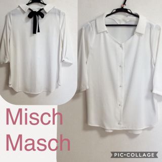 ミッシュマッシュ(MISCH MASCH)のバックリボンブラウス(シャツ/ブラウス(長袖/七分))