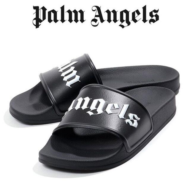 1 PALM ANGELS ブラック サンダル シャワーサンダル size 40 - サンダル