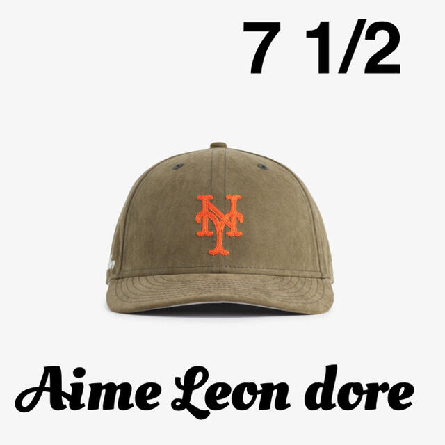 aime Leon dore × new era 7 1/2 メッツオリーブ