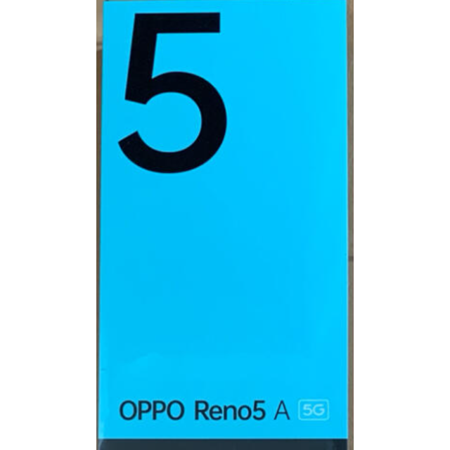 OPPO Reno5 A アイスブルー スマホ/家電/カメラのスマートフォン/携帯電話(スマートフォン本体)の商品写真