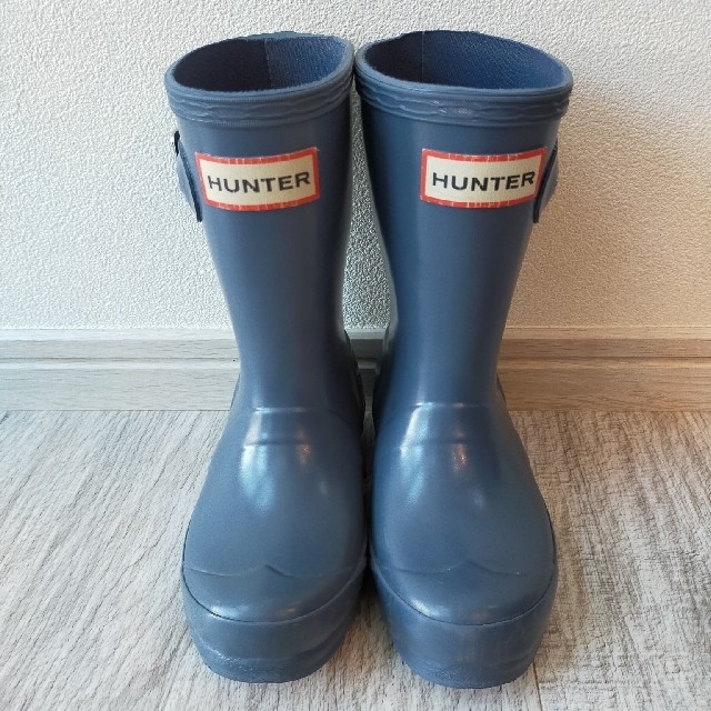 HUNTER(ハンター)のmfkz様☆HUNTERレインブーツ UK9 15cm キッズ/ベビー/マタニティのキッズ靴/シューズ(15cm~)(長靴/レインシューズ)の商品写真