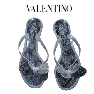 ヴァレンティノガラヴァーニ(valentino garavani)の＜Hiro様専用＞VALENTINO レース柄 サンダル(サンダル)