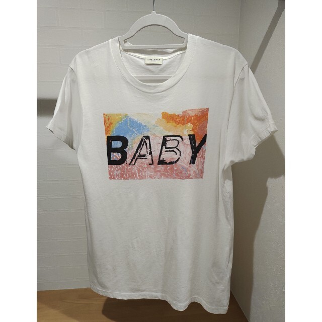 saint laurent paris baby tシャツ