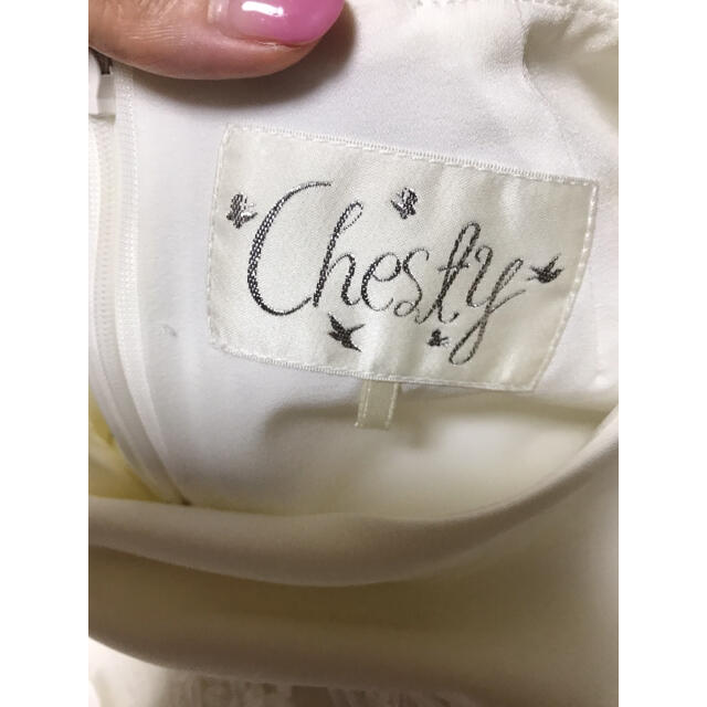 Chesty(チェスティ)の【新品未使用】チェスティ♡レースワンピース レディースのワンピース(ひざ丈ワンピース)の商品写真