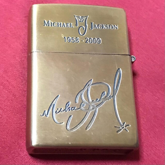 ZIPPO(ジッポー)のマイケルジャクソン  Ａ〜Ｃ　zippo型 オイルライター 新品・3点セット メンズのファッション小物(タバコグッズ)の商品写真