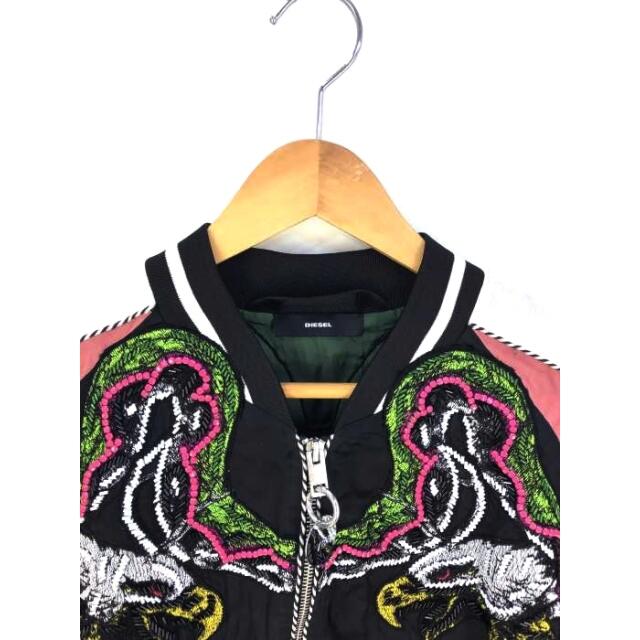DIESEL(ディーゼル)のDIESEL（ディーゼル） 装飾レーヨンスカジャン メンズ アウター ジャケット メンズのジャケット/アウター(ブルゾン)の商品写真