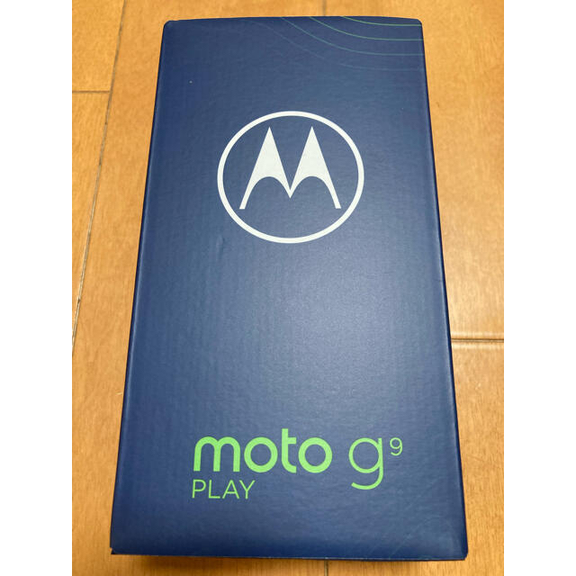 モトローラ　moto g9 play simフリースマホ　サファイアブルー