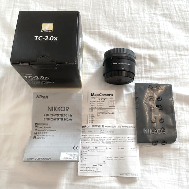 日本初の 未使用品 - Nikon 保証期間内 テレコンバーター TC-2.0X Z ニコン Nikon レンズ(ズーム)