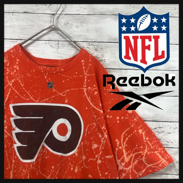 90.s Reebok×NFL 激レア一点物breachingTシャツ　XXL