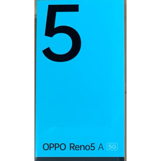  OPPO Reno5 A シルバーブラック(スマートフォン本体)