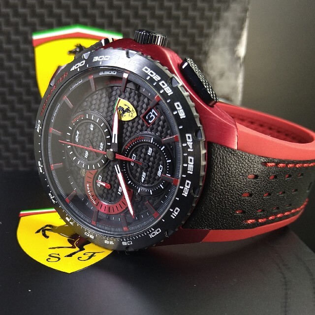 Ferrari(フェラーリ)の新品∮国内未発表★公式フェラーリ《PISTA》最新2020〟最上位シリーズ★別格 メンズの時計(腕時計(アナログ))の商品写真
