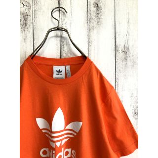 アディダス(adidas)の良品　アディダス　半袖Ｔシャツ　Ｌ　トレフォイル　ラバープリント(Tシャツ/カットソー(半袖/袖なし))