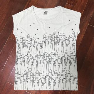 ユニクロ(UNIQLO)のUTシャツ　ムーミン　グレー(Tシャツ(半袖/袖なし))