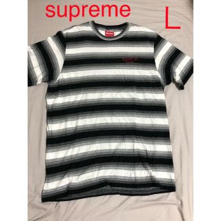 シュプリーム(Supreme)のＬ　supreme ボーダー Tシャツ M(Tシャツ/カットソー(半袖/袖なし))