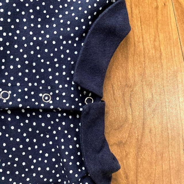 PETIT BATEAU(プチバトー)のプチバトー 衿付き半袖Ｔシャツ カットソー★128cm 8ans 水玉 キッズ/ベビー/マタニティのキッズ服女の子用(90cm~)(Tシャツ/カットソー)の商品写真