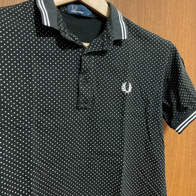 FRED PERRY(フレッドペリー)のFRED PERRY フレッドペリー ドットポロシャツ S メンズのトップス(ポロシャツ)の商品写真