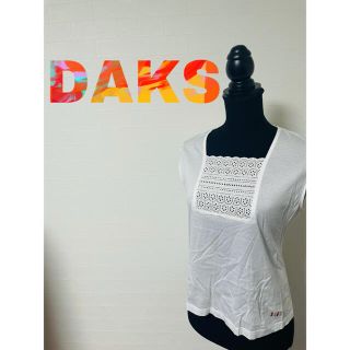 ダックス(DAKS)のDAKS ノースリーブ シャツ　白(Tシャツ(半袖/袖なし))