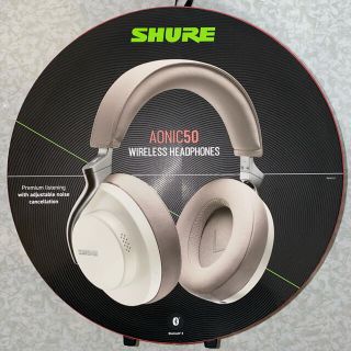 【美品】SHURE AONIC50 ホワイト(ヘッドフォン/イヤフォン)