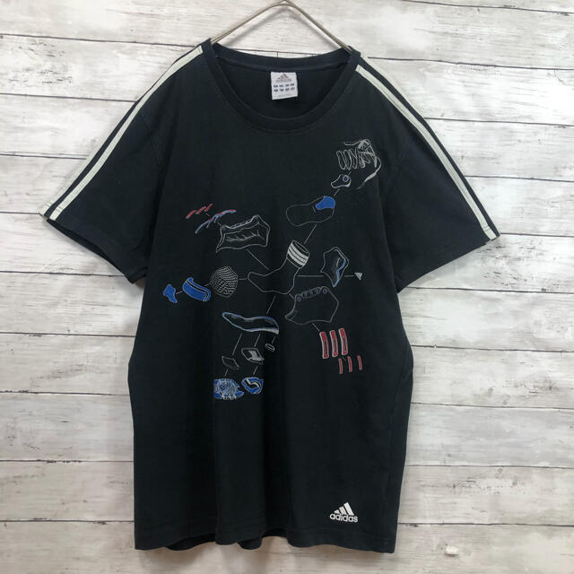 adidas(アディダス)の【90.s adidas】ワンポイントパフォーマンスロゴ刺繍　プリントT メンズのトップス(Tシャツ/カットソー(半袖/袖なし))の商品写真