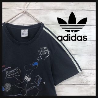 アディダス(adidas)の【90.s adidas】ワンポイントパフォーマンスロゴ刺繍　プリントT(Tシャツ/カットソー(半袖/袖なし))