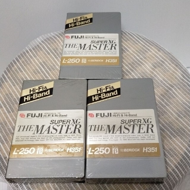 FUJI FILM　βビデオテープ　THE　MASTER　H351　L-250