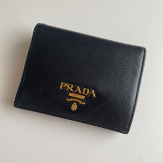 プラダ(PRADA)の【送料込！】PRADA 二つ折り財布 バイカラー(財布)