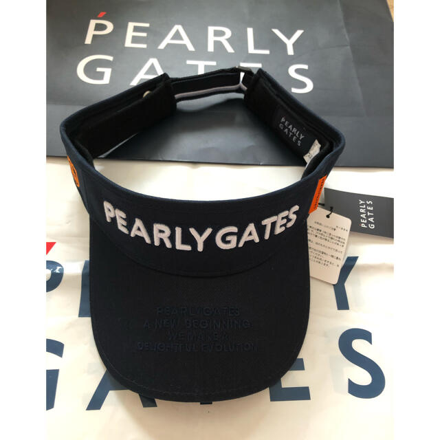 PEARLY GATES(パーリーゲイツ)のパーリーゲイツ 新品サンバイザー メンズの帽子(サンバイザー)の商品写真