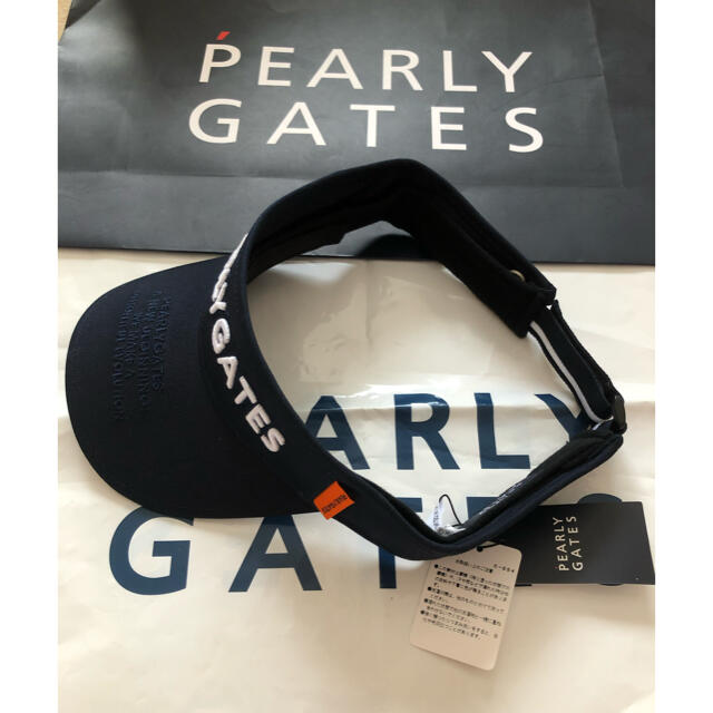 PEARLY GATES(パーリーゲイツ)のパーリーゲイツ 新品サンバイザー メンズの帽子(サンバイザー)の商品写真