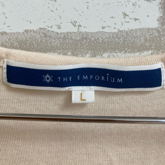 THE EMPORIUM(ジエンポリアム)のTHE EMPORIUM レディース プルオーバー L ベージュ レディースのトップス(カットソー(長袖/七分))の商品写真