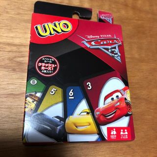 ディズニー(Disney)のUNO  ウノ　カーズ　新品(トランプ/UNO)