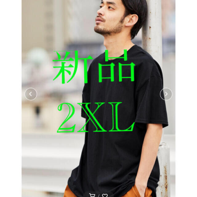 【新品2XL】ギルダン tシャツ ブラック gildan tシャツ ブラック メンズのトップス(Tシャツ/カットソー(半袖/袖なし))の商品写真
