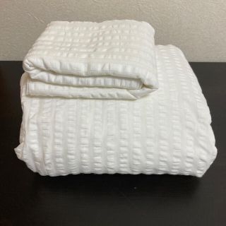 ムジルシリョウヒン(MUJI (無印良品))のすーみん様専用　無印良品　ボックスシーツ　枕カバーセット　スモールサイズ(シーツ/カバー)