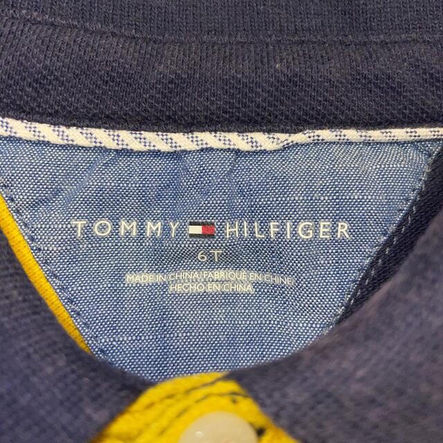 TOMMY HILFIGER(トミーヒルフィガー)のTOMMY HILFIGER トミーヒルフィガー フラッグロゴ ポロシャツ 6T キッズ/ベビー/マタニティのキッズ服男の子用(90cm~)(Tシャツ/カットソー)の商品写真