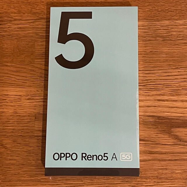 【新品 未開封】OPPO Reno5 A デュアルSIM アイスブルー