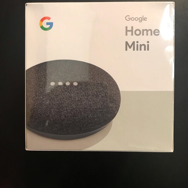 Google(グーグル)のGoogle Home mini チャコール スマホ/家電/カメラのオーディオ機器(スピーカー)の商品写真