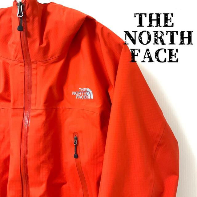 THE NORTH FACE(ザノースフェイス)のノースフェイス　マウンテンパーカー　オレンジ　Lサイズ　メンズ メンズのジャケット/アウター(マウンテンパーカー)の商品写真