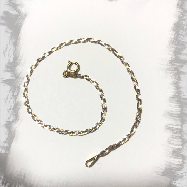 ★トリプル18金ブレスレット★の通販 Yorun★の shop|ラクマ by 本物保証