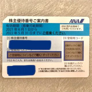 エーエヌエー(ゼンニッポンクウユ)(ANA(全日本空輸))のANA株主優待券　1枚(その他)