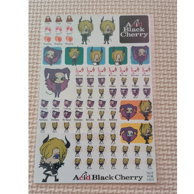 Acid Black Cherry インキュバスくん サキュバスちゃんシール | フリマアプリ ラクマ