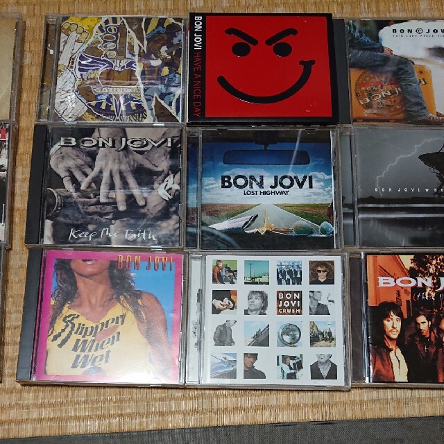 ボン・ジョビ CD14枚セット 送料込 BON JOVI ボン・ジョヴィ エンタメ/ホビーのCD(ポップス/ロック(洋楽))の商品写真