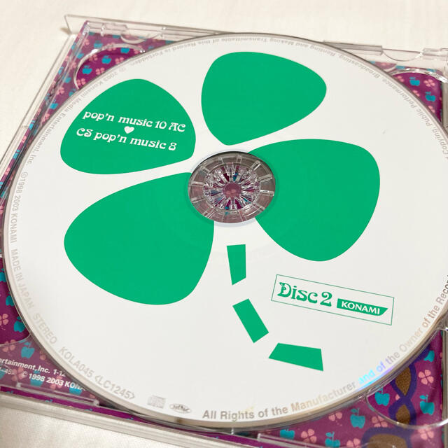 KONAMI - pop'n music 10 AC❤︎CS pop'n music 8【帯付き】の KONAMI - pop'n music 10 AC❤︎CS pop'n music 8【帯付き】の