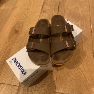 ビルケンシュトック(BIRKENSTOCK)のまっつん様専用　ビルケンシュトックキッズ　アリゾナ　ブラウン　31 20㎝(サンダル)